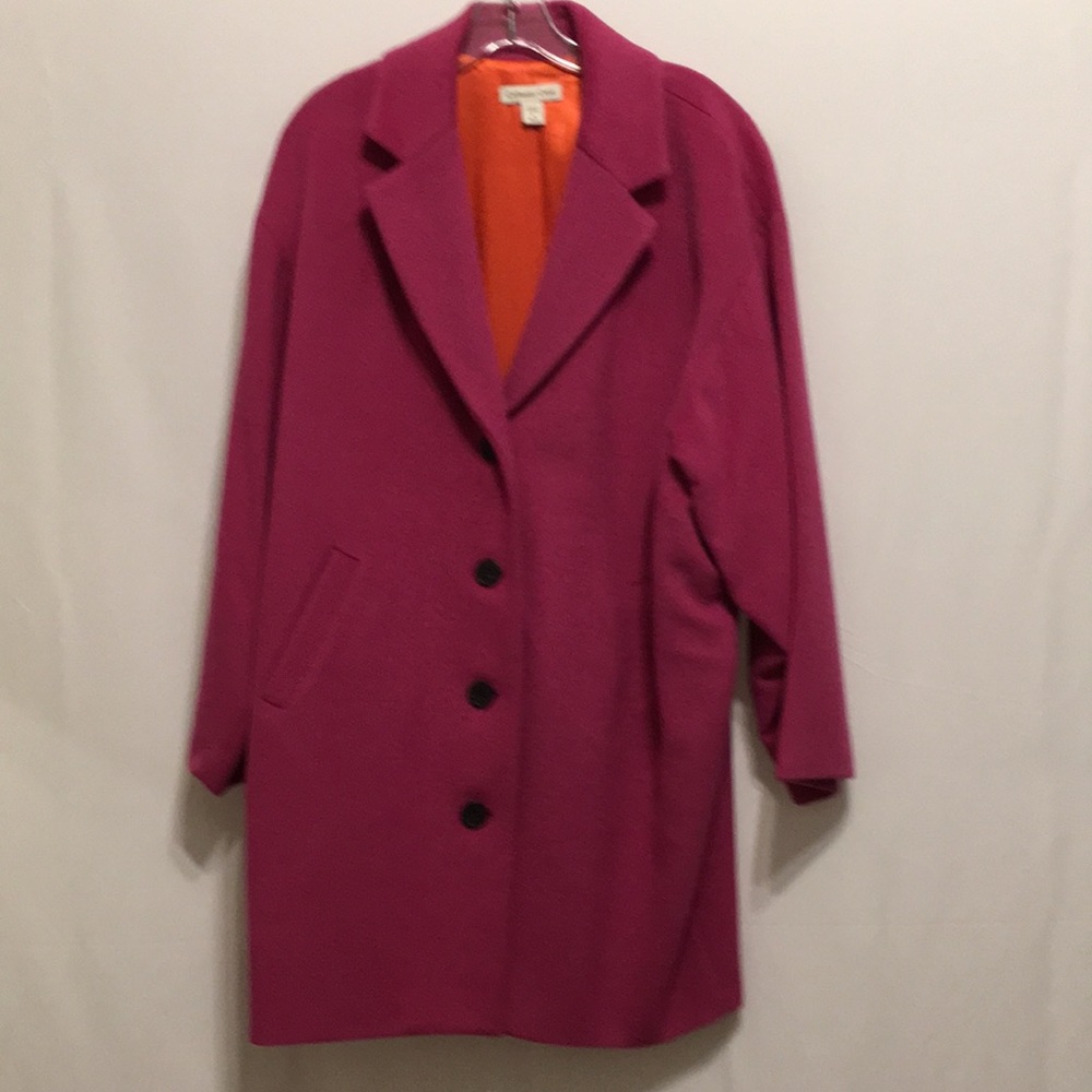 COLDWATER CREEK NWOT FUCHSIA COAT
